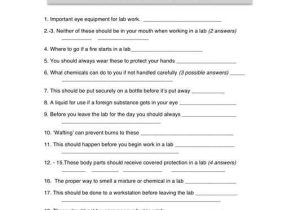 Science Lab Safety Worksheet together with 132 Best Safety In the Science Lab Images On Pinterest