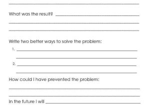 Science Worksheets Special Education and Problem solving Think Sheet for Students