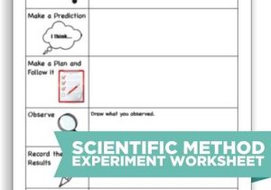 Scientific Inquiry Worksheet or 10 Scientific Method tools to Make Science Easier