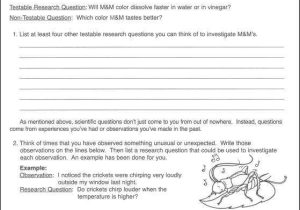 Scientific Method Worksheet Answer Key Also Scientific Method Worksheet 5th Grade Worksheets for All