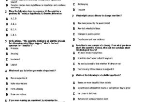 Scientific Method Worksheet Answers with Scientific Method Worksheet 4th Grade the Best Worksheets Image