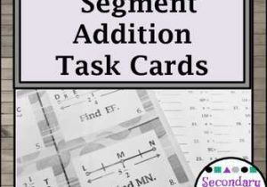 Segment Addition Postulate Worksheet Answer Key Along with Geometry Proving Segment Relationships Teaching Resources