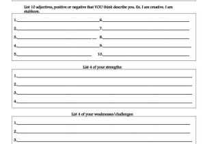 Self Esteem Worksheets for Adults Pdf with 20 Elegant Building Self Esteem Worksheets