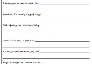 Self Esteem Worksheets for Elementary Students with Self Esteem Worksheets