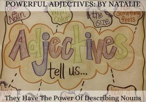 Self Esteem Worksheets for Kids or Powerful Adjectives by Monica Evon