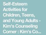 Self Esteem Worksheets for Teens Along with 115 Best Self Worth and Self Esteem Activities for Teens and Young