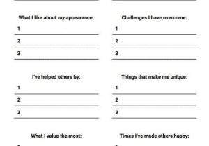 Self Esteem Worksheets for Teens together with 1993 Best Art therapy Images On Pinterest
