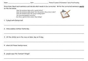 Sentence Correction Worksheets Also Sentence Correction Worksheets Pdf Worksheet Math F