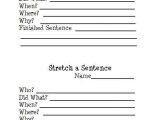 Sentence Editing Worksheets and Stretch A Sentence Free Writing Worksheet