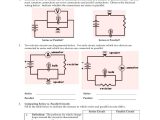 Series and Parallel Circuits Worksheet with Answers Also Series and Parallel Circuits Worksheet Awesome Ponent Series Circuit