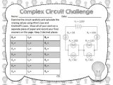 Series and Parallel Circuits Worksheet with Answers together with Plex Circuit Challenge Ohm S Law & Kirchhoff S Law In Mixed