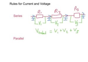Series Parallel Circuit Worksheet and Rules for Current and Voltage In Series and Parallel Circuit