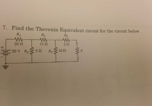 Series Parallel Circuit Worksheet or solved Find the thevenin Equivalent Circuit for the Circu