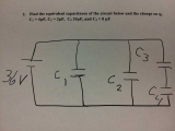 Series Parallel Circuit Worksheet together with solved Find the Equivalent Capacitance the Circuit Bel