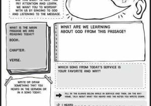 Sermon Preparation Worksheet as Well as 9 Best Sermon Notes for Kids Images On Pinterest