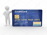 Shopping for A Credit Card Worksheet with Stock Photo Men with Credit Card On White isolated Background