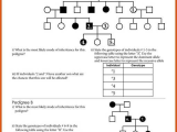 Sickle Cell Anemia Pedigree Worksheet and Pedigrees Worksheet the Best Worksheets Image Collection