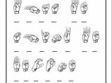 Sign Language Worksheets Also 58 Best Sign Language Images On Pinterest