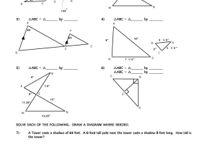 Similar Figures Worksheet Answer Key Along with Similar Triangles Worksheet Worksheet Math for Kids