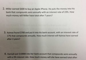 Simple and Compound Interest Practice Worksheet Answer Key Along with Gorzycki Middle School