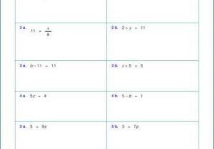 Simple Equations Worksheet and 2 Step Equation Worksheets