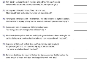 Simple Interest Word Problems Worksheet together with Dynamically Created Division Word Problems Using 1 Digit In Divisor