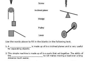 Simple Machines Worksheet Answers Also Simple and Pound Machines Unit with Activities