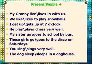 Simple Present Tense Worksheets and Present Simple V V 3 What Always Usually