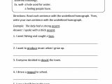 Simple Subject and Predicate Worksheets and 14 Beautiful Homonyms Worksheets