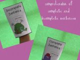 Simple Subject and Predicate Worksheets or Plete & In Plete Sentences Foldable and Activities
