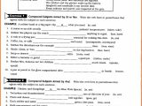 Simple Subject and Predicate Worksheets together with Subject Verb Agreement Paragraph Worksheet Worksheet for