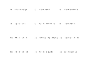 Simplifying Algebraic Expressions Worksheet Answers with Additions Addition Propertiests 4th Grade associative Property