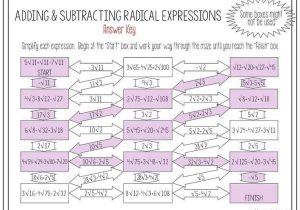 Simplifying Radical Expressions Worksheet Answers or 10 Best Radical Functions & Equations Images On Pinterest