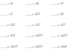 Simplifying Radical Expressions Worksheet Answers with Worksheets 44 Lovely Simplifying Radical Expressions Worksheet Hi