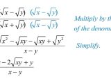 Simplifying Square Roots Worksheet Answers Also Multiplying and Dividing Radical Expressions