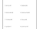 Single Variable Algebra Worksheet with Number Names Worksheets Maths Worksheet Works Free Printable
