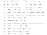 Six Types Of Chemical Reaction Worksheet or Worksheets 50 Unique Balancing Equations Practice Worksheet Hd