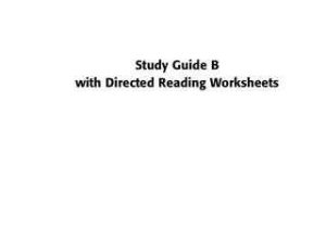 Skills Worksheet Active Reading Answer Key or Skills Worksheet Vocabulary and Section Summary B Kidz Activities
