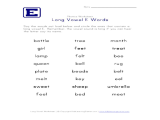 Skills Worksheet Active Reading with Workbooks Ampquot Short E sound Words Worksheets Free Printable