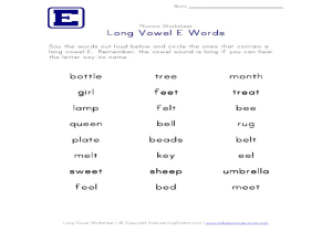 Skills Worksheet Active Reading with Workbooks Ampquot Short E sound Words Worksheets Free Printable