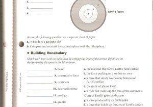 Skills Worksheet Concept Review Answers with Earth In Space Worksheet Answers the Best Worksheets Image