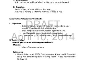 Skills Worksheet Reteaching Answers Lifetime Health or Grade 3 Health Teachers Guide