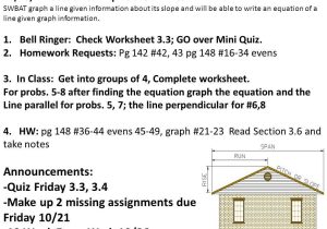 Slope Worksheet 2 Answers with Geometry Date 10 17 2011 Obj Swbat Find Slopes Of Lines & Use the