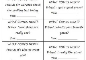 Social Skills Scenarios Worksheets and 16 Best Ms therapeutic Classroom Images On Pinterest