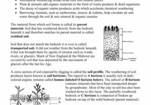 Soil formation Worksheet Also Unique Weathering and soil formation Worksheet Answers Unique 25