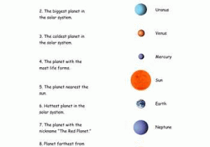 Solar System Worksheets Also solar System Quiz