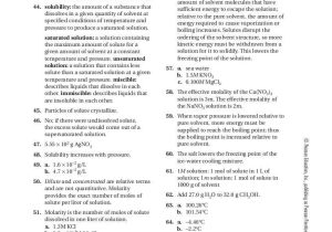 Solutions Worksheet Answers Chemistry Along with Chemistry Chapter 16 assessment Small
