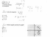Solving and Graphing Inequalities Worksheet Answer Key or 33 solving Systems Equations by Elimination Worksheet Answers