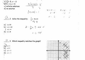 Solving and Graphing Inequalities Worksheet Answer Key or 33 solving Systems Equations by Elimination Worksheet Answers