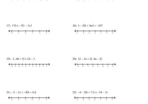 Solving and Graphing Inequalities Worksheet Pdf with Unique solving Equations with Variables Both Sides Worksheet